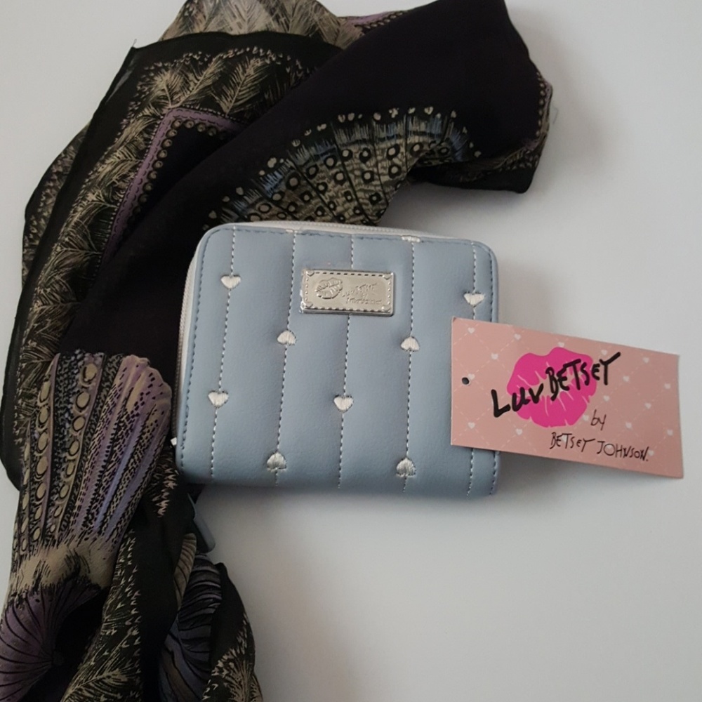 Betsey Blue Heart Wallet